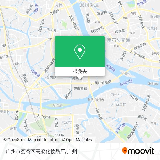广州市荔湾区高柔化妆品厂地图