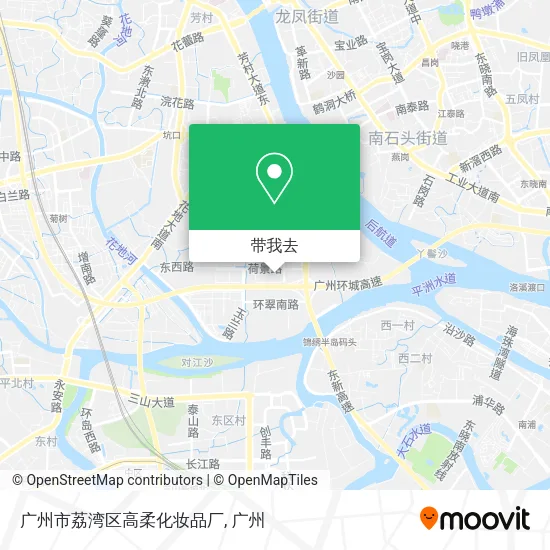 广州市荔湾区高柔化妆品厂地图