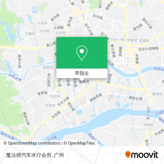 魔法师汽车水疗会所地图