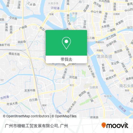 广州市穗银工贸发展有限公司地图