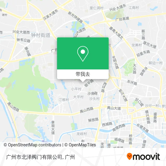 广州市北泽阀门有限公司地图