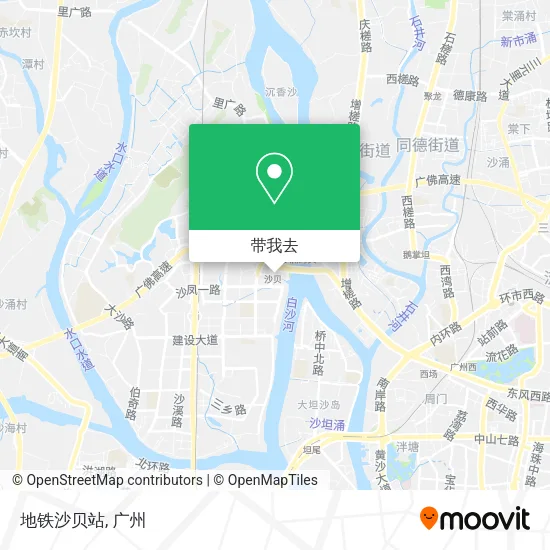 地铁沙贝站地图