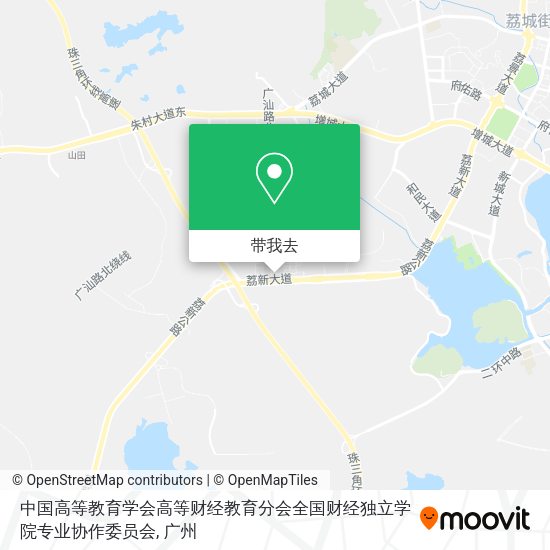 中国高等教育学会高等财经教育分会全国财经独立学院专业协作委员会地图