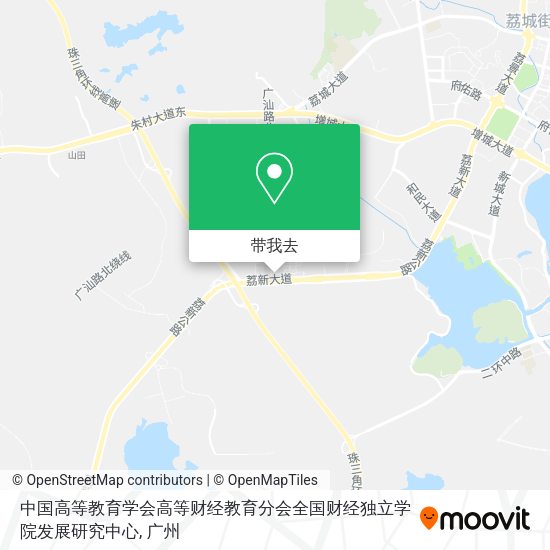 中国高等教育学会高等财经教育分会全国财经独立学院发展研究中心地图