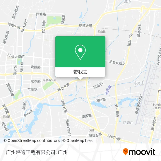 广州坪通工程有限公司地图