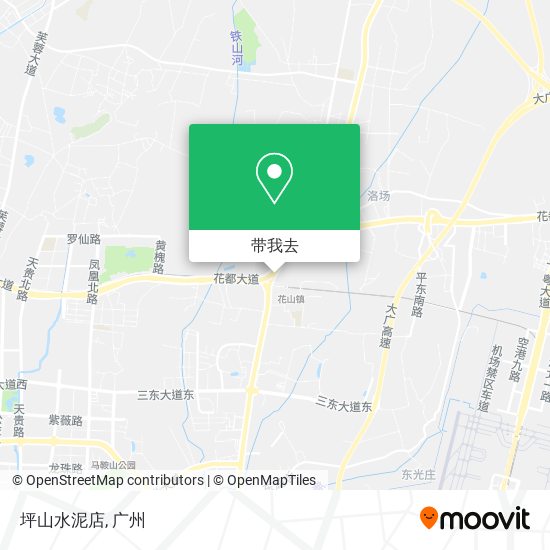 坪山水泥店地图