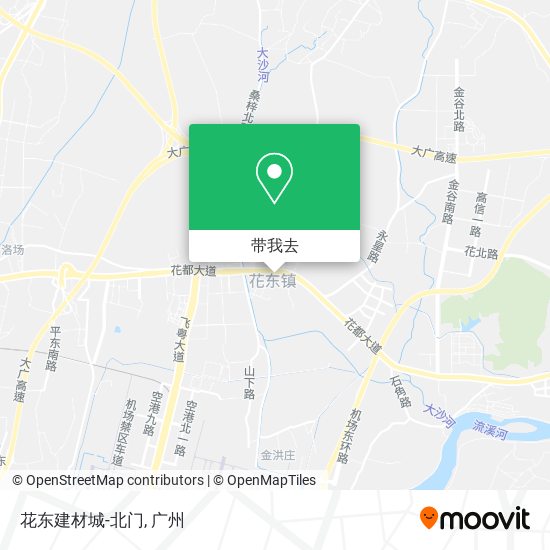 花东建材城-北门地图