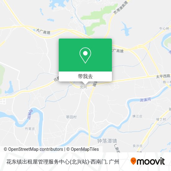 花东镇出租屋管理服务中心(北兴站)-西南门地图