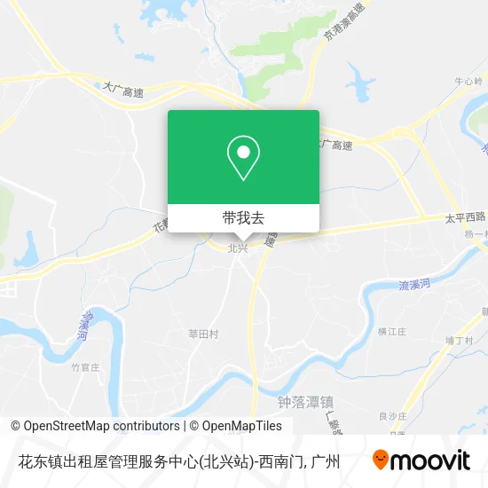 花东镇出租屋管理服务中心(北兴站)-西南门地图