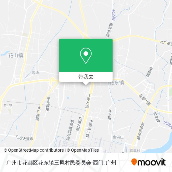 广州市花都区花东镇三凤村民委员会-西门地图