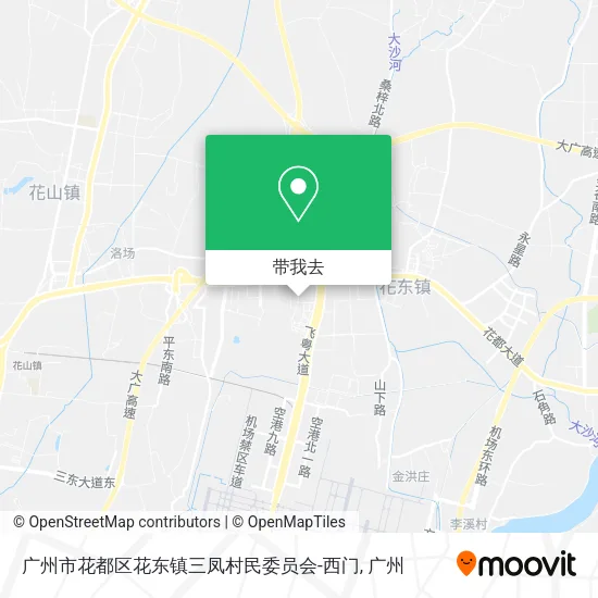 广州市花都区花东镇三凤村民委员会-西门地图