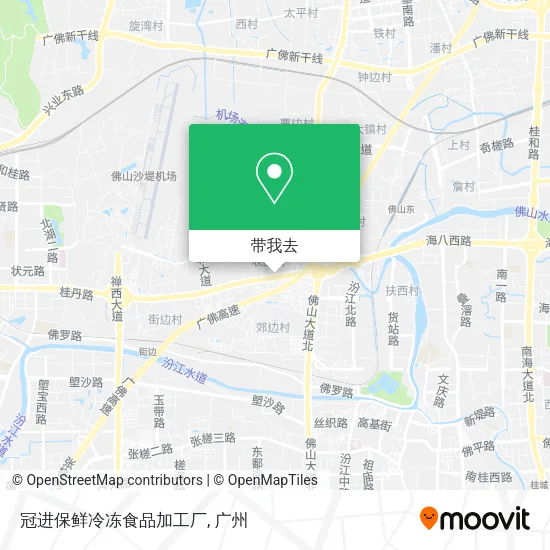 冠进保鲜冷冻食品加工厂地图