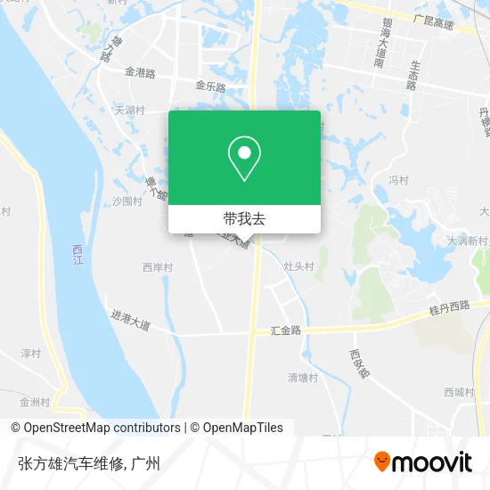 张方雄汽车维修地图