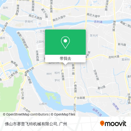如何坐公交或地铁去禅城区的佛山市赛普飞特机械有限公司