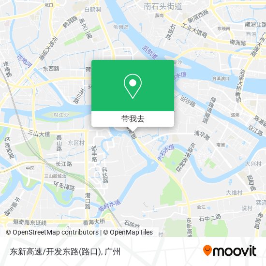 东新高速/开发东路(路口)地图