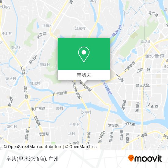 皇茶(里水沙涌店)地图