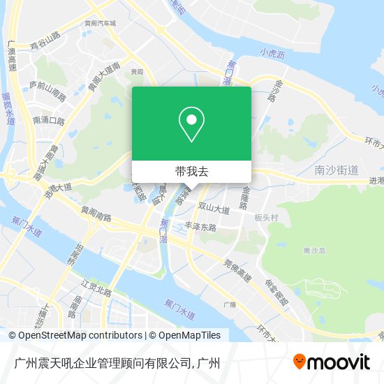 广州震天吼企业管理顾问有限公司地图