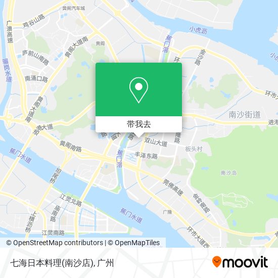 七海日本料理(南沙店)地图