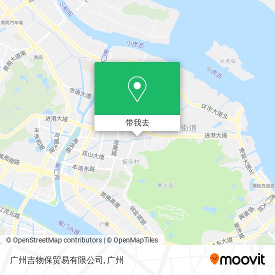 广州吉物保贸易有限公司地图
