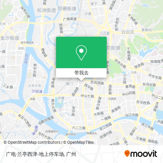 广电·兰亭西津-地上停车场地图