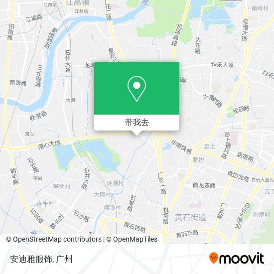 安迪雅服饰地图