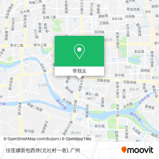 佳莲娜面包西饼(北社村一巷)地图