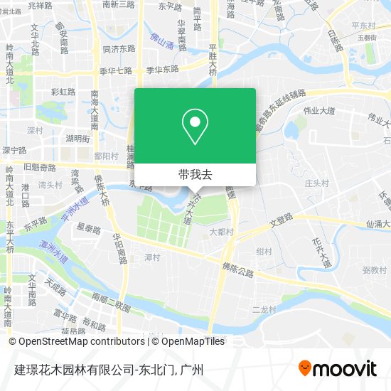 建璟花木园林有限公司-东北门地图