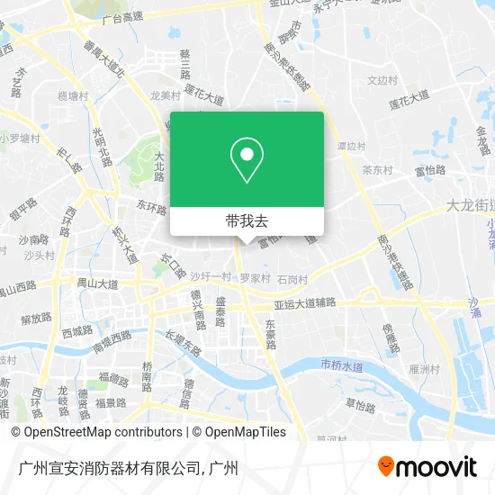 广州宣安消防器材有限公司地图