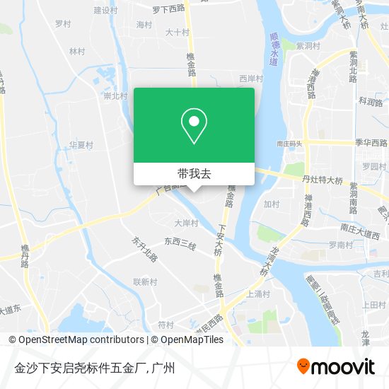 金沙下安启尧标件五金厂地图