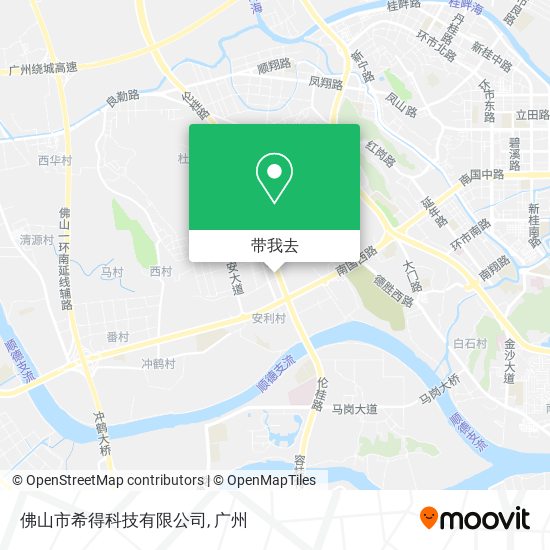 佛山市希得科技有限公司地图
