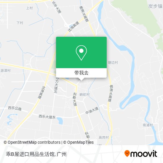 乖B屋进口用品生活馆地图