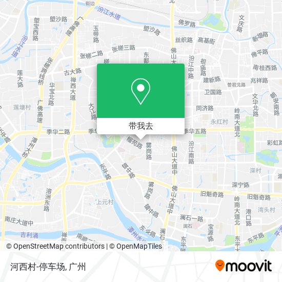 河西村-停车场地图
