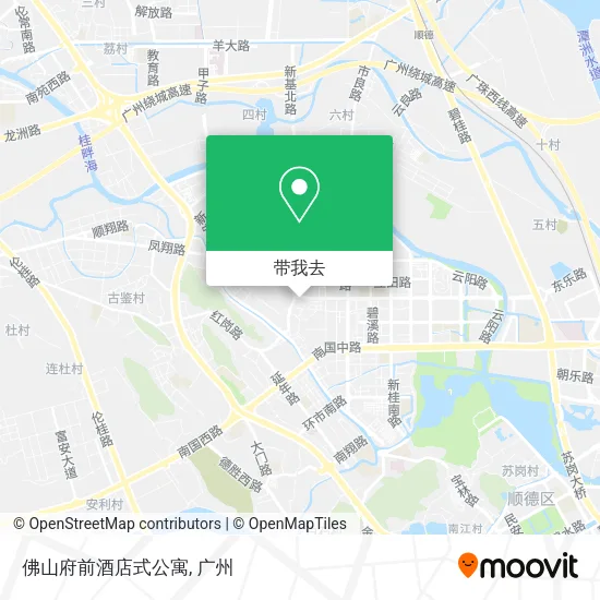 佛山府前酒店式公寓地图