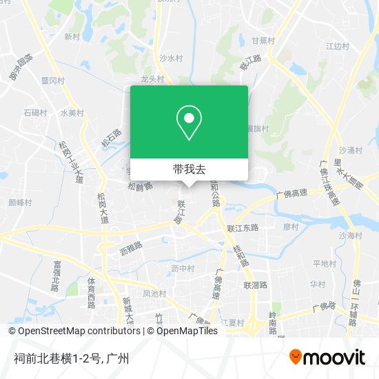 祠前北巷横1-2号地图