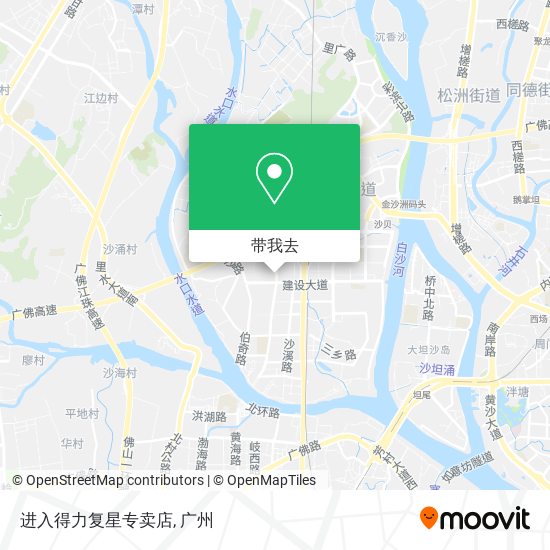 进入得力复星专卖店地图