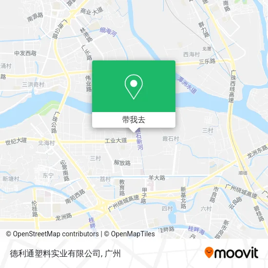德利通塑料实业有限公司地图