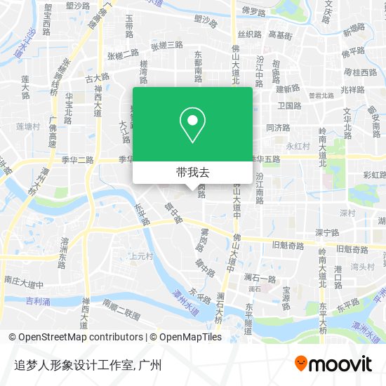追梦人形象设计工作室地图