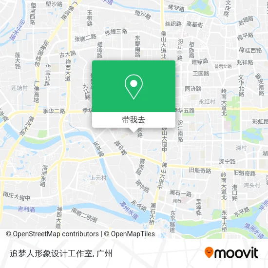 追梦人形象设计工作室地图