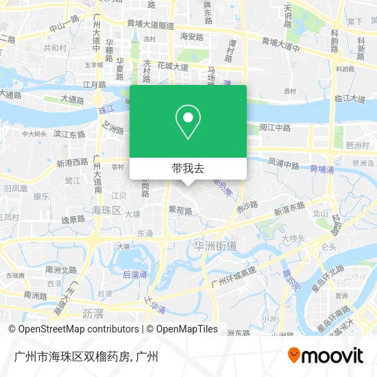 广州市海珠区双榴药房地图