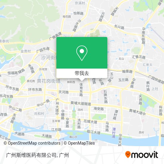 广州斯维医药有限公司地图