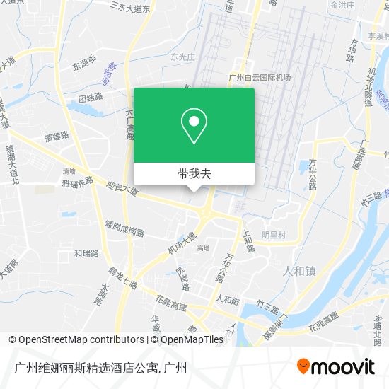 广州维娜丽斯精选酒店公寓地图