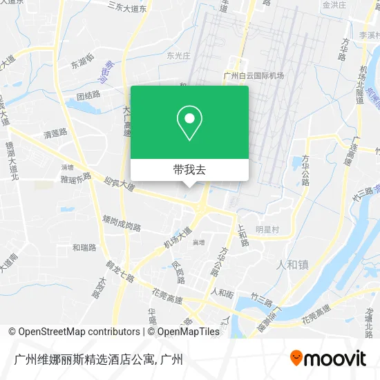 广州维娜丽斯精选酒店公寓地图