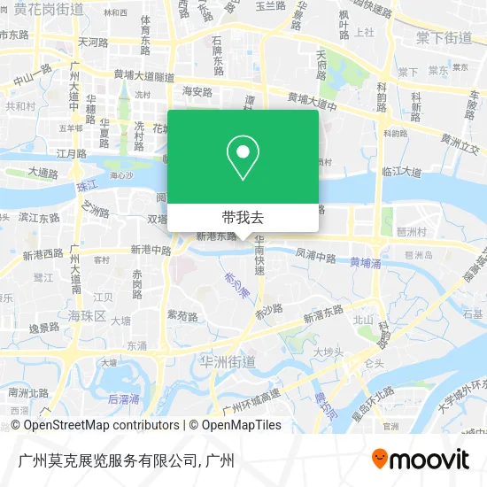 广州莫克展览服务有限公司地图