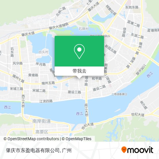 肇庆市东盈电器有限公司地图