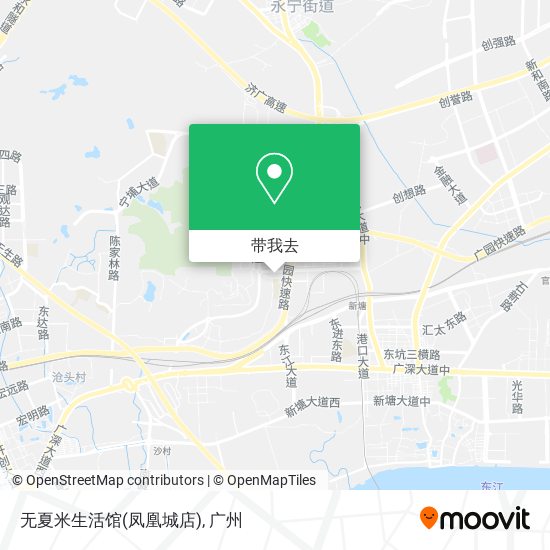 无夏米生活馆(凤凰城店)地图
