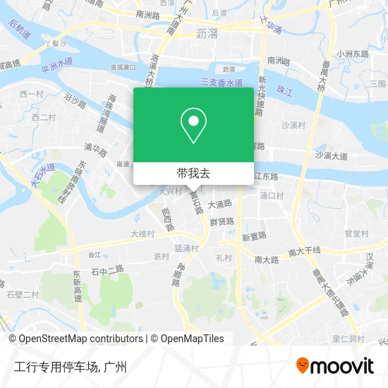 工行专用停车场地图