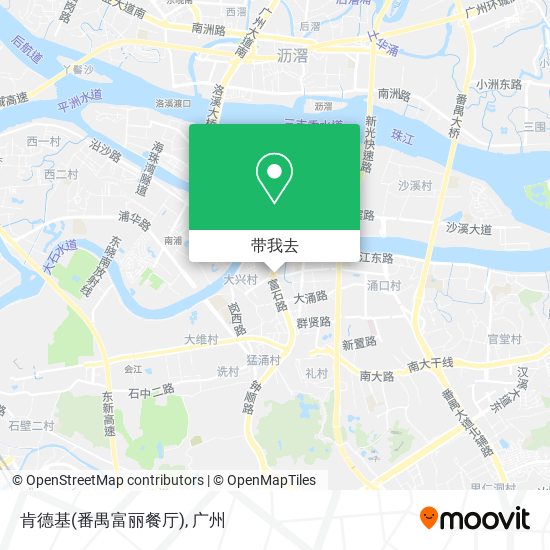 肯德基(番禺富丽餐厅)地图