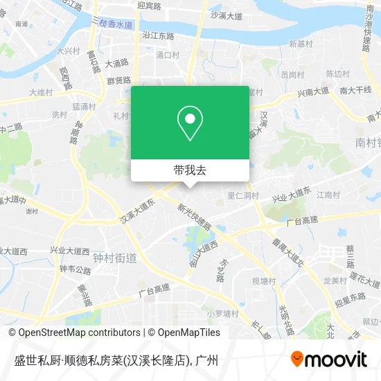 盛世私厨·顺德私房菜(汉溪长隆店)地图