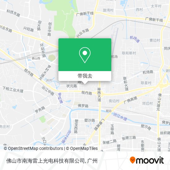 佛山市南海雷上光电科技有限公司地图