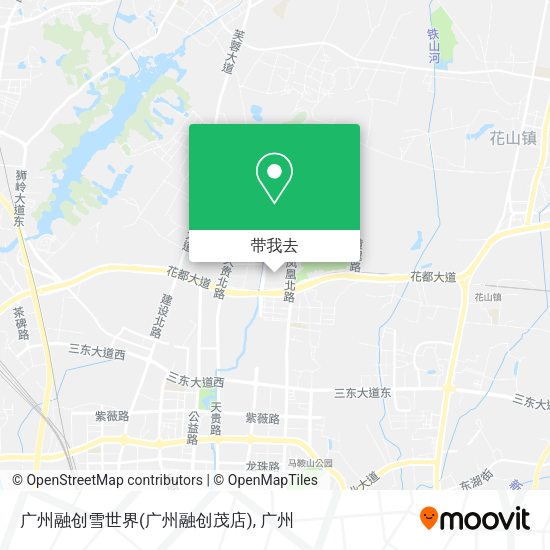 广州融创雪世界(广州融创茂店)地图